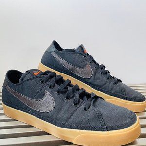 NIKE MENS COURT LEGACY LOW SNEAKER - BLACK - Men's Size 10.5 / 44.5 EUR